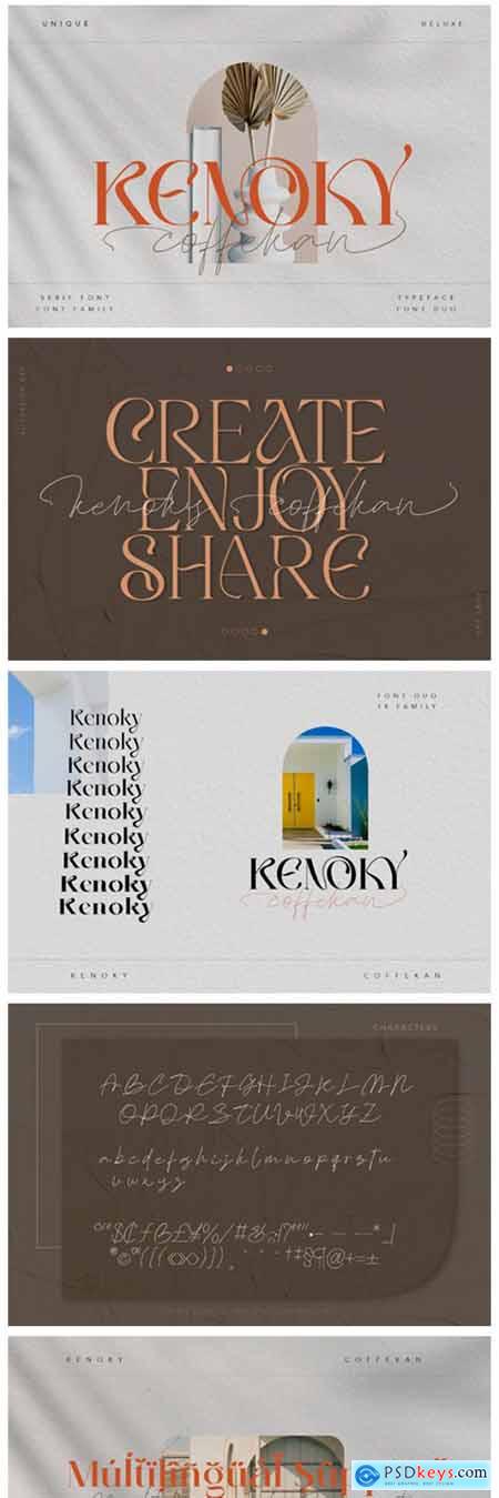 Kenoky Coffekan Font