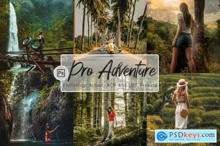 07 Pro Adventure Photoshop Actions, ACR, LUT Presets