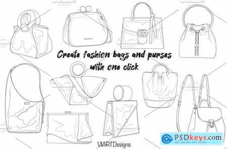 Fashion bags & purses stamps Procreate 5915833