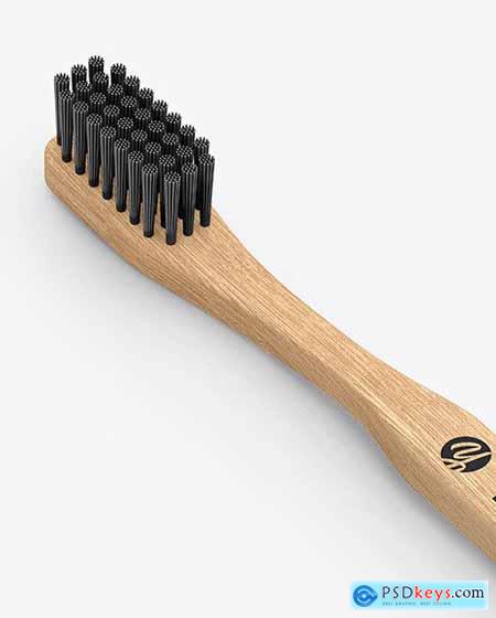 Wooden Toothbrush Mockup 78532