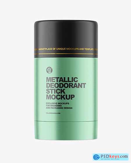 50g Matte Metallic Deodorant Stick Mockup 82447