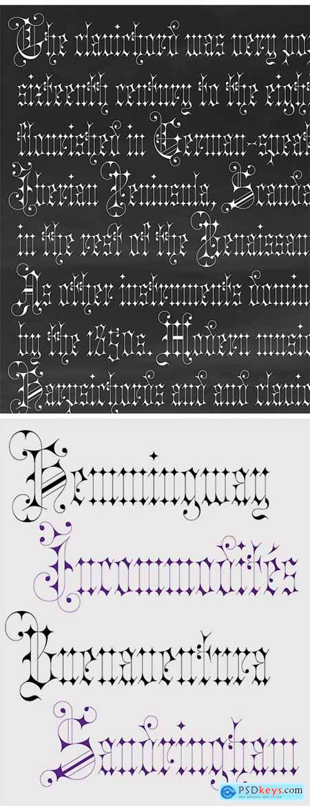 Clavichord Font