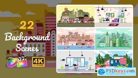 22 Background Scenes Apple Motion & FCPX 31909911