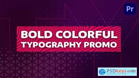Bold Colorful Typography Promo Mogrt 31901878