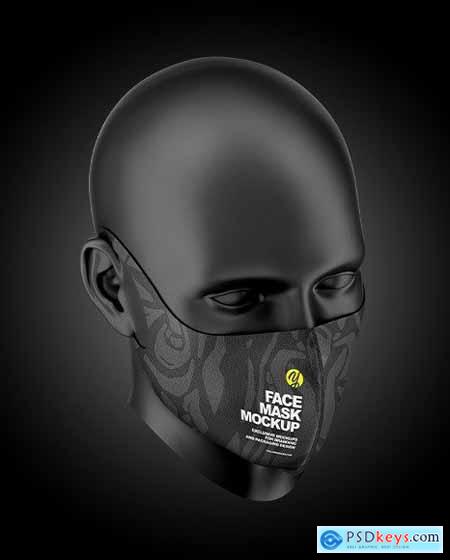 Face Mask Mockup 82493