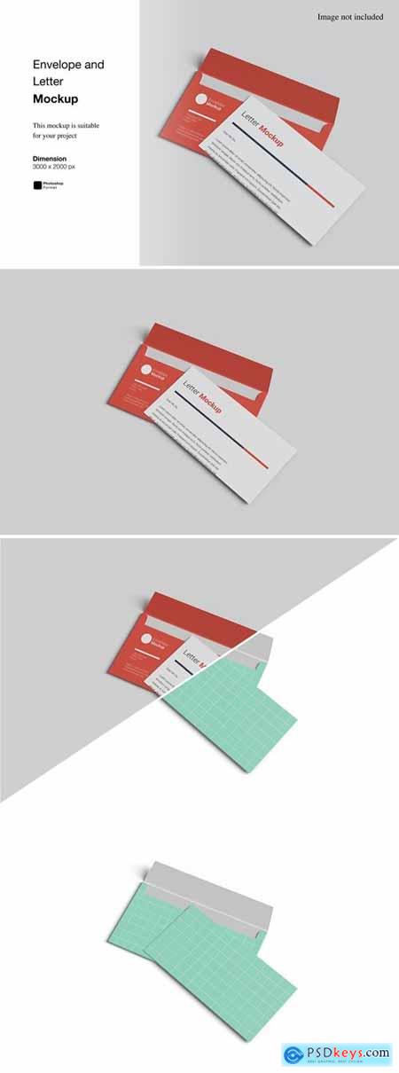 Envelope and Letter Mockup