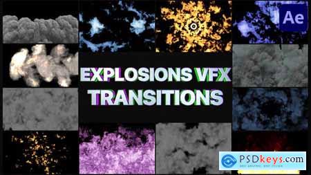 Smoke And Explosions VFX Transitions - After Effects 32051284
