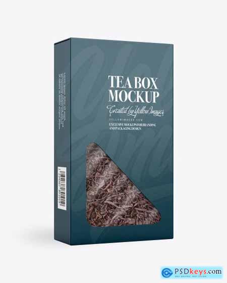 Box with Black Tea Mockup 82826