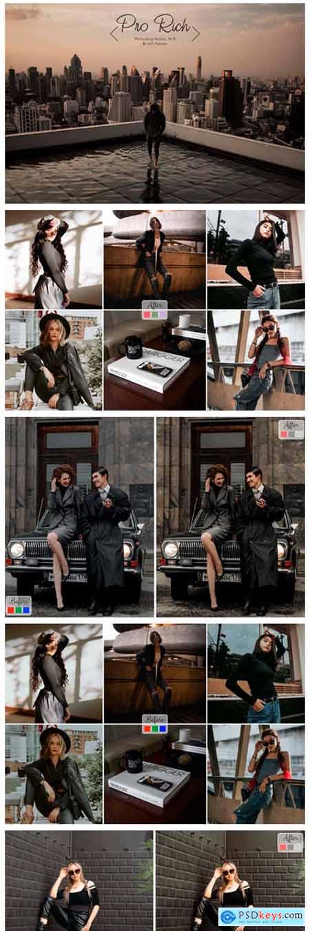 10 Photoshop Actions ACR LUT Neo Rich 11564119