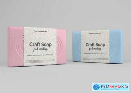 Craft soap mockup