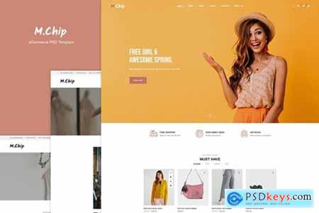 MChip - eCommerce PSD Template