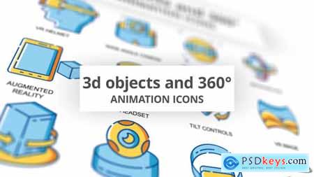 3D objects & 360 - Animation Icons 32096346