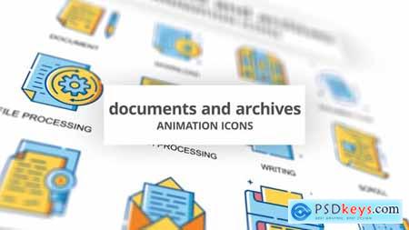 Documents & Achives - Animation Icons 32096466