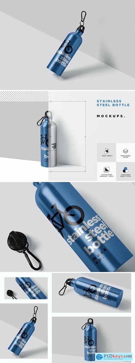 Thermos Flask Bottle Mockups