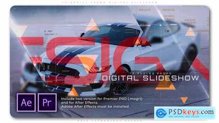 Triangles Promo Digital Slideshow 32064753
