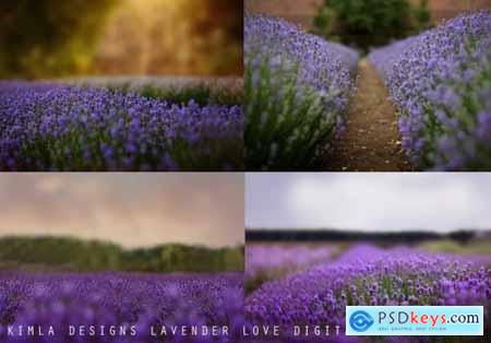 Kimla Designs - Lavender Love Photo Overlays