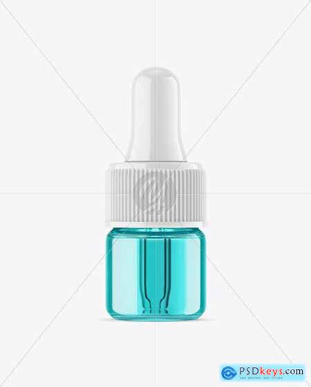 Colored Glass Dropper Bottle Mockup 82231