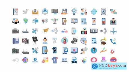 100 Icons Pack - Communication & Multimedia 32172488