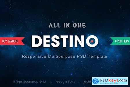 Destino - Clean eCommerce PSD Template