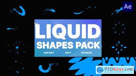 Liquid Shapes Pack - After Effects 32172495