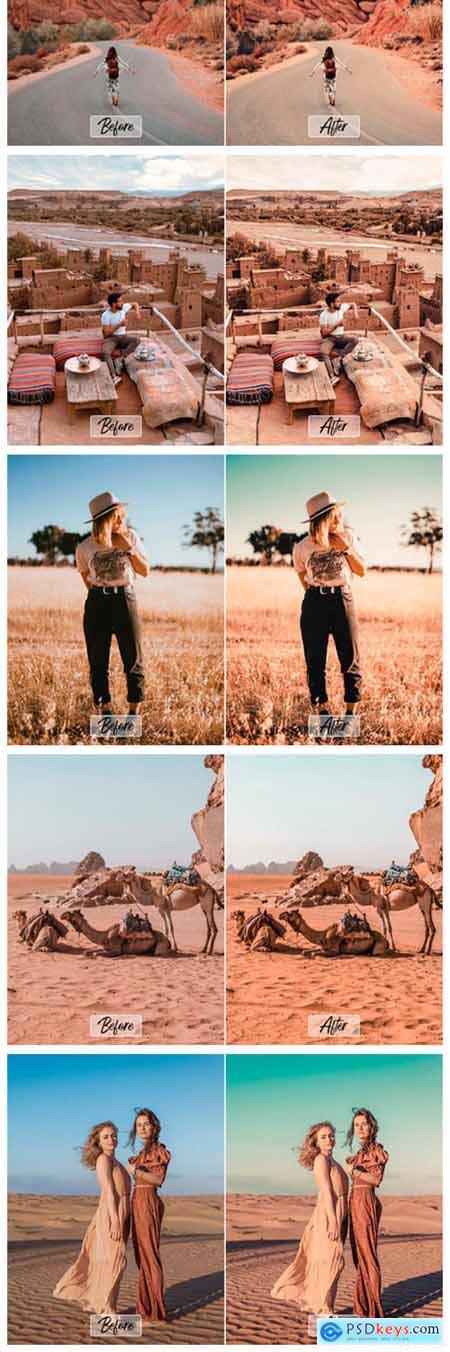 10 Pro Desert Photoshop Actions, ACR, LUT 9883790