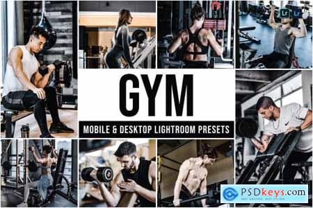 Gym Mobile and Desktop Lightroom Presets