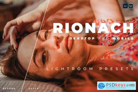 Rionach Desktop and Mobile Lightroom Preset