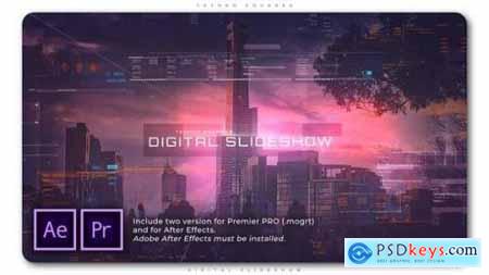 Techno Squares Digital Slideshow 32175303