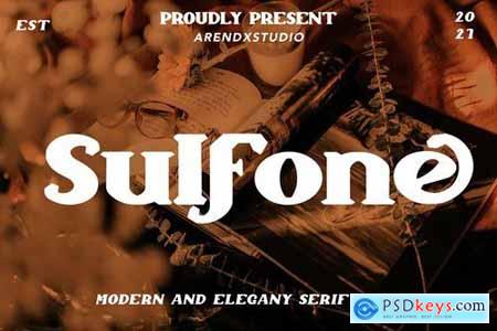 Sulfone - Modern And Elegant Serif Font