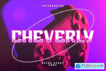 Cheverly - Sport Retro Font