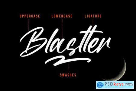 Blastter - Brush Font