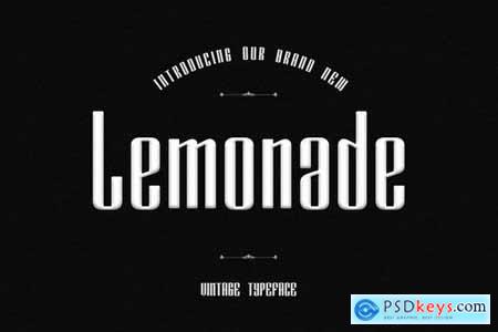 Lemonade Unique Display Font