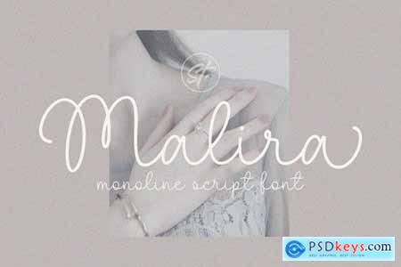 Malira Monoline Font