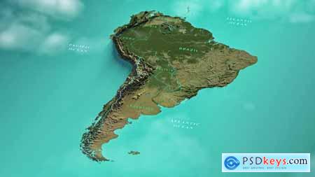 South America Map 32250653