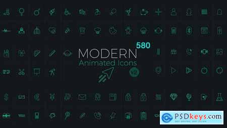 Modern Animated Icons Library 18796846