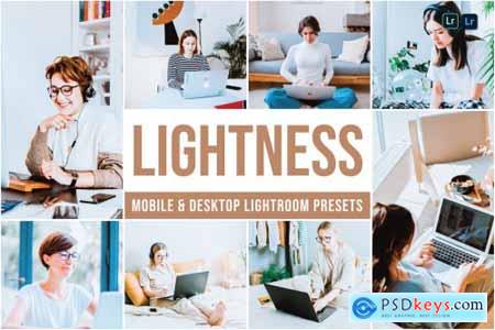 Lightness Mobile and Desktop Lightroom Presets