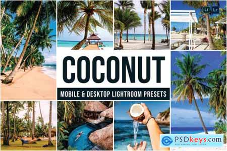 Coconut Mobile and Desktop Lightroom Presets