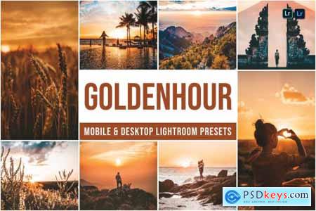 Golden Hour Mobile and Desktop Lightroom Presets