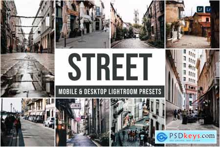 Street Mobile and Desktop Lightroom Presets