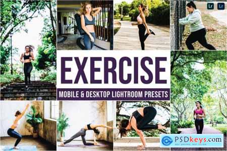 Exercise Mobile and Desktop Lightroom Presets