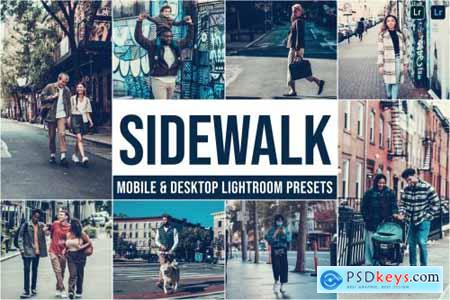 Sidewalk Mobile and Desktop Lightroom Presets