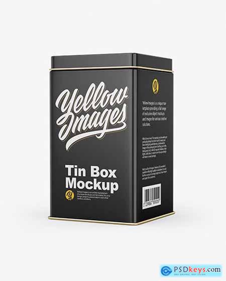 Glossy Tin Box Mockup 83294