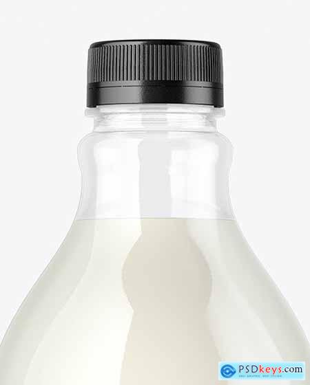 Clear Plastic Milk Bottle Mockup 82584