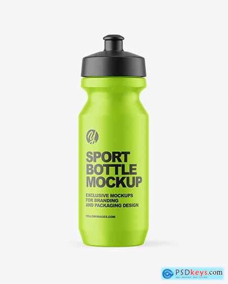 Matte Sport Bottle Mockup 83491