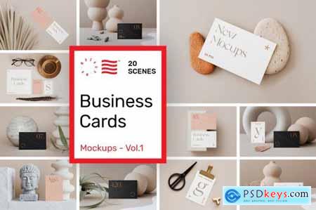 Business Card Mockups Vol.1 6154072