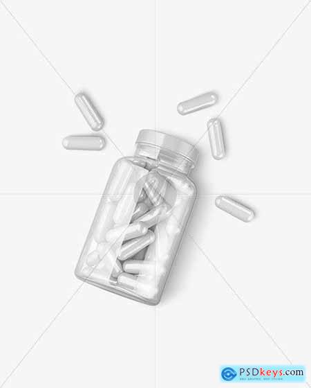 Download Clear Bottle with Pills Mockup 83026 » Free Download ...