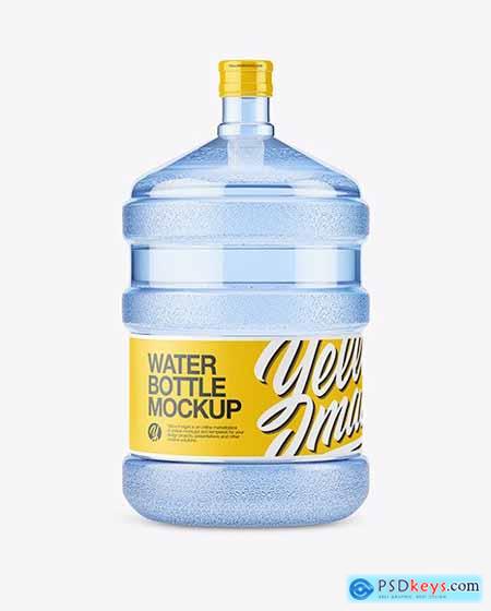 PET Plastic Water Bottle 20l Mockup 57024