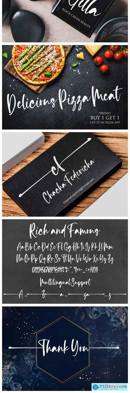 Rich and Famous Font