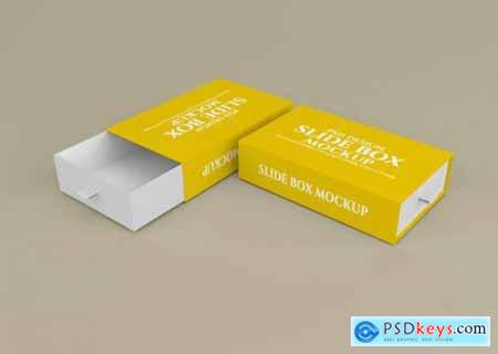 Slide box mockup