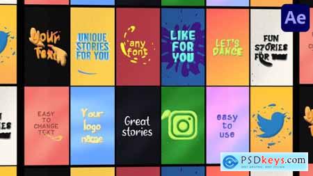 Instagram Text Stories - After Effects 32337980
